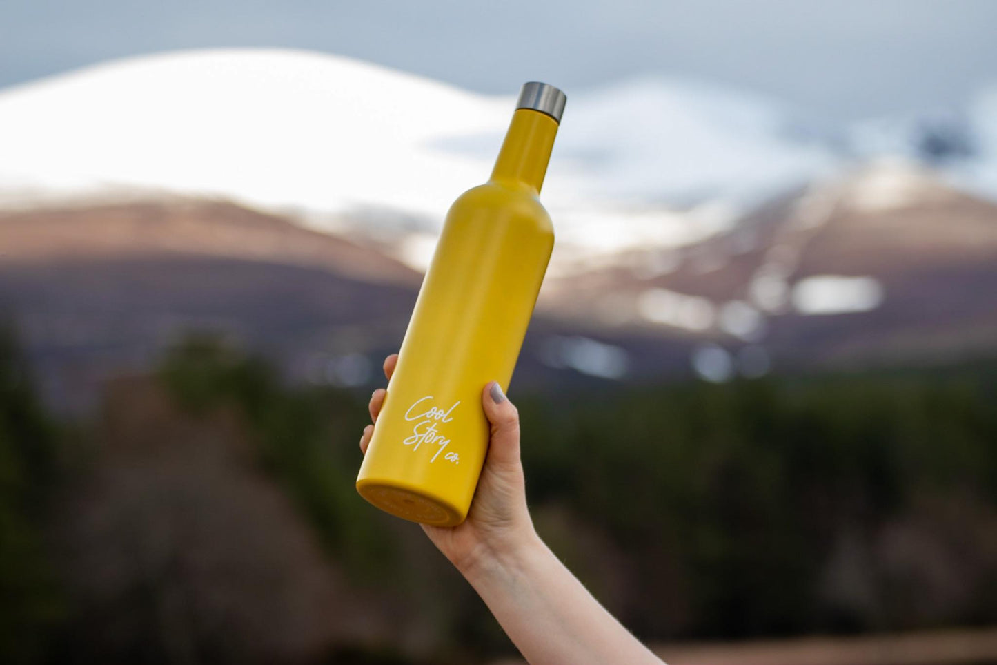Yellow Cool Story Co. Insulated Wine Bottle