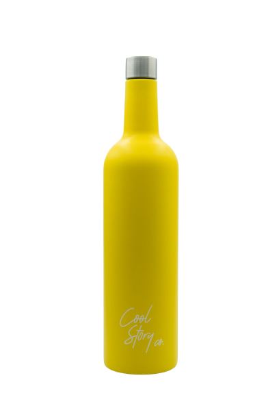 Yellow Cool Story Co. Insulated Wine Bottle